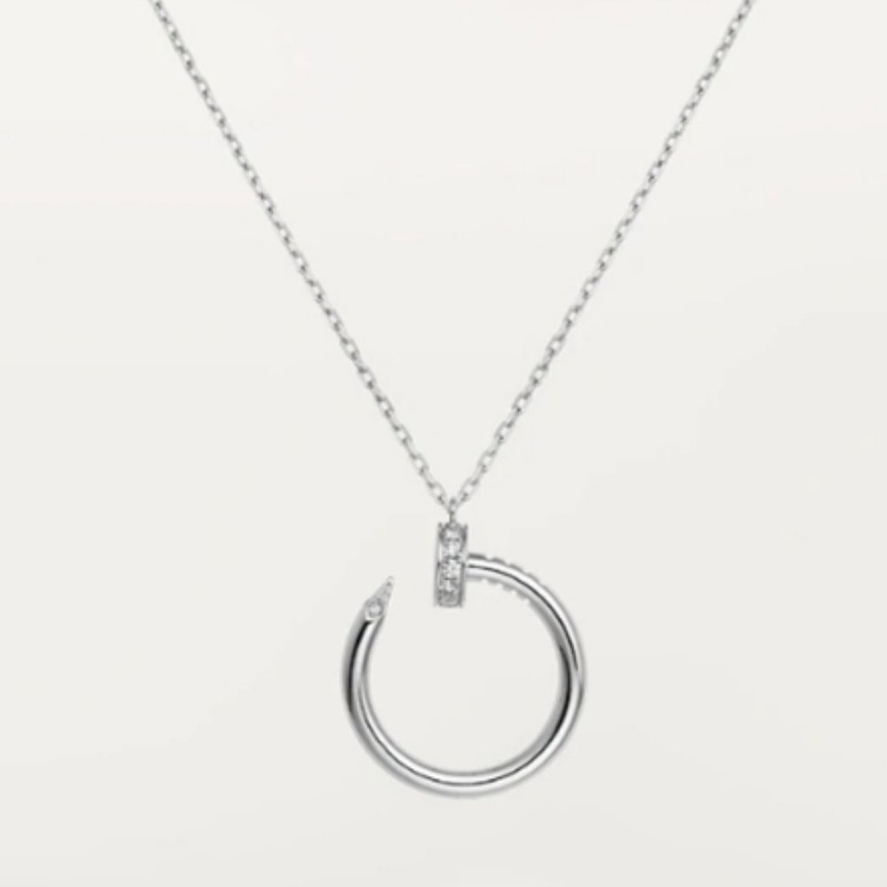 New! Nail Pendant Necklace Stainless Steel - Picture 6 of 6